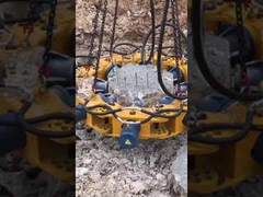 Máquina de corte hidráulica completa da pilha para quebrar a pilha concreta