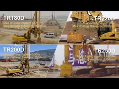 Sinovo pequeno e equipamento de perfuração giratória médio do tamanho montado em obras baixas originais do CAT