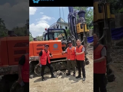 Máquina de perfuração rotativa Tr35 eficiente