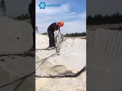 Máquina de Fenda Hidráulica em mineração