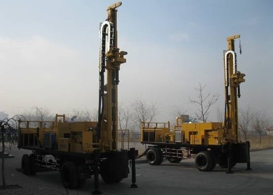 400m Hydraulic Waterwell Drilling Rig 160 Kw Ф108 mm With 6 m Drill Rod