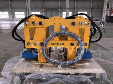 O disjuntor hidráulico amarelo AN210 da pilha cortou a pressão máxima 280kN da largura 300-800mm Rod da parede