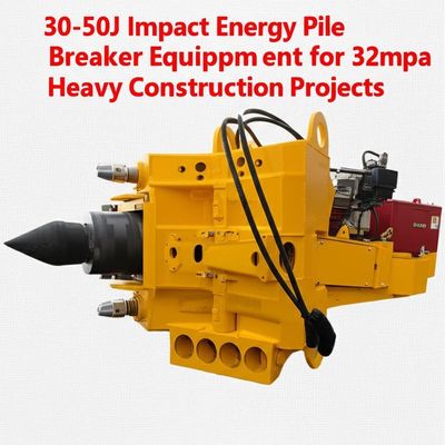 Quebra-cabeças hidráulicos com energia de impacto de 30-50J Pressão de 32mpa e fluxo de óleo de 200L/min para projetos de construção pesados