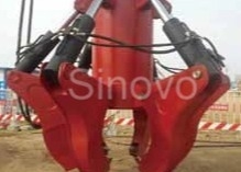 Do disjuntor hidráulico da pilha da construção tipo coral cor personalizada garra garantia de 1 ano