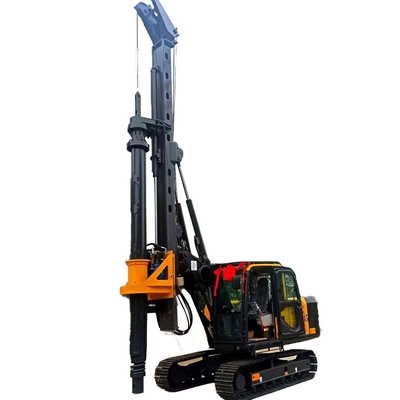 trabalho da profundidade 1000mm Mini Hydraulic Rotary Piling Rig de 15m no estaleiro limitedaccess para a micro perfuração